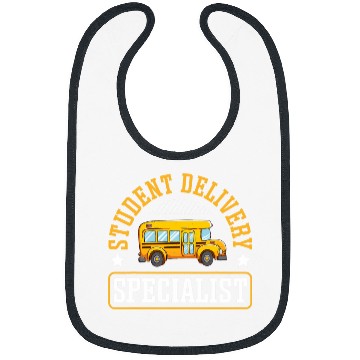 Discover Funny Student Delivery Specialist School Bus Driver Bibs