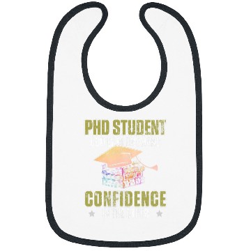 Discover PhD Student Dissertation Coffee Doctorate Graduation 1 Bibs