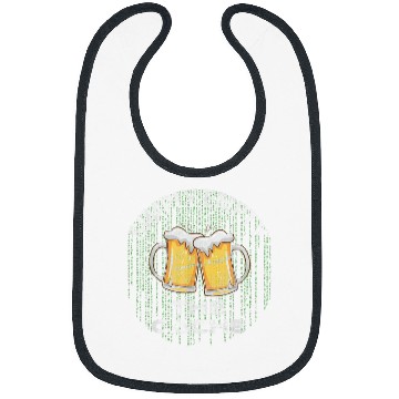Discover IT specialist Computer science student Empty cache with beer Bibs