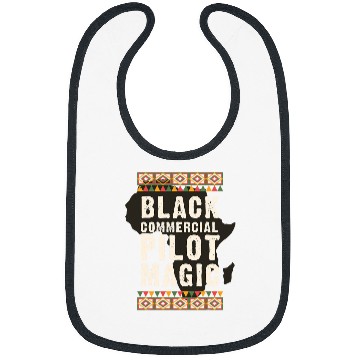 Discover Black Commercial Pilot Magic Juneteenth Black History Bibs