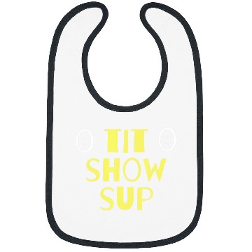 Discover Funny Mardi Gras TIT Show Supervisor Mens Bibs