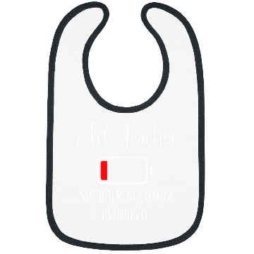 Discover Art Teacher Summer Recharge Required Bibs