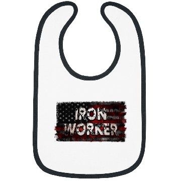Discover Distressed Iron Worker Gift For American Welders Bibs