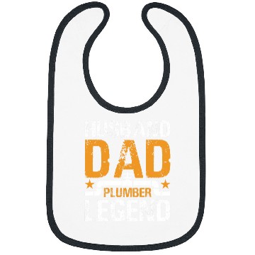 Discover Husband Dad Plumber Legend Bibs