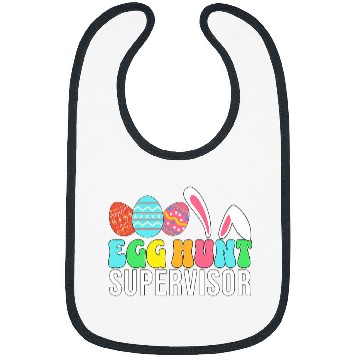 Discover Egg Hunt Supervisor Easter Egg Hunting Supervisor parents Bibs