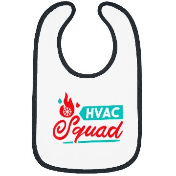 Discover Hvac Squad Hvac Tech and AC Repairman Team Bibs