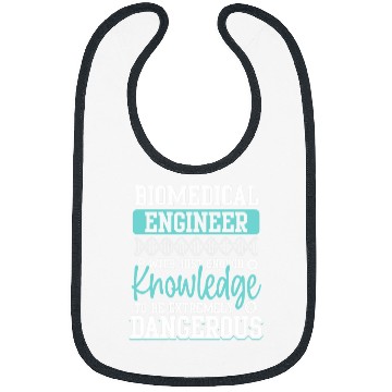Discover Biomedicals Engineer Knowledge Funny Engineering 3 Bibs