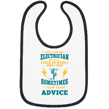 Discover Yes Im Electrician Electricity Lineman Electrical Engineer Bibs