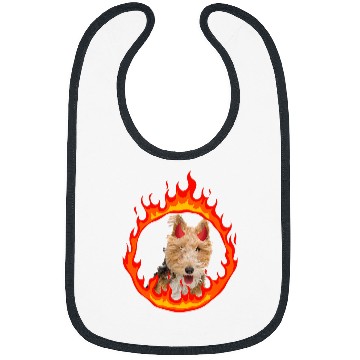 Discover Devil Dog Fox Terrier Bibs