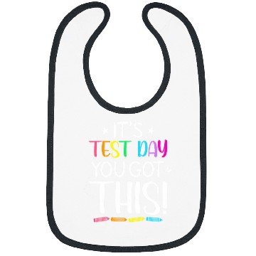 Discover Funny Testing Day Its Test Day Teacher Student Testing Bibs