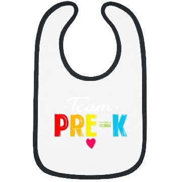 Discover Funny Team PreK Teacher Student Hello First Day Bibs