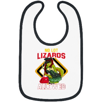 Discover No Lot Lizard CB Talk Trucker Design Bibs
