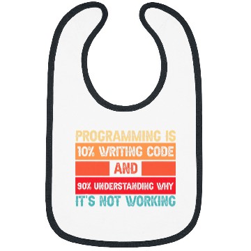 Discover Humorous Programming Quote Programmer Software Developer Bibs