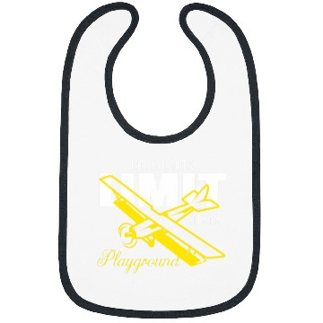 Discover Pilo Sky Is Not The Limit Its My Playground Airplane Bibs
