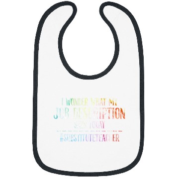Discover Job Description Substitute Teacher Bibs