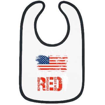 Discover RED Friday Remember Everyone Deployed Military Support Bibs