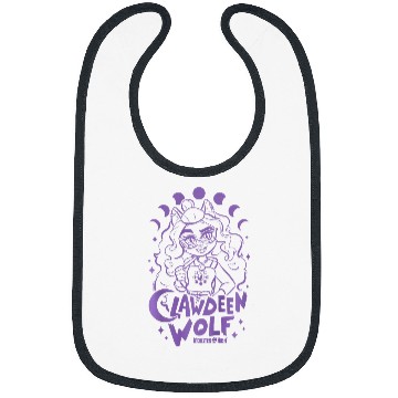 Discover Kids Monster High STUDENT Clawdeen Purple Bibs