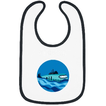 Discover Ocean Odyssey Cool Retro Submarines Designs Present Bibs