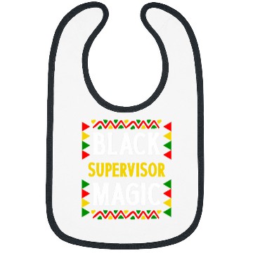 Discover Black History Month Supervisor Magic Pride Bibs