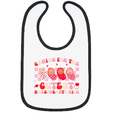 Discover Caring For Cutest Sweethearts Nicu nurses Valentines Day Bibs