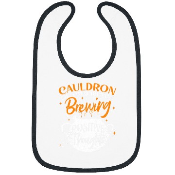 Discover Mental Health Brewing Positive Thoughts Halloween Bibs