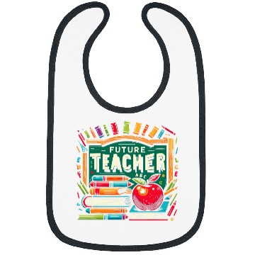 Discover Future Teacher ABC Inspirational Educator Design Bibs