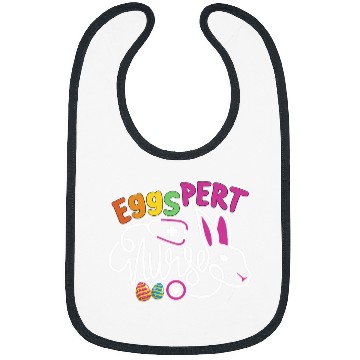 Discover Eggspert nurses Easter Bunny NP Funny RN Easter Day Nursing Bibs