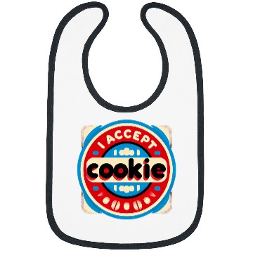 Discover I Accept Cookie Bibs