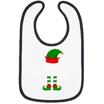 Discover Funny xmass Lighting Christmas The Sixth Grade Squad Elf Bibs