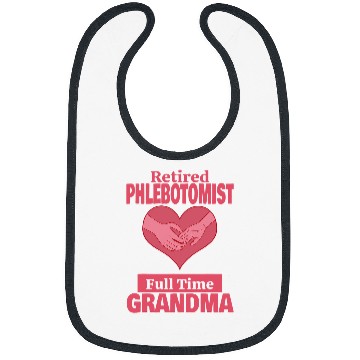Discover Retired Phlebotomist Grandma Retirement Bibs