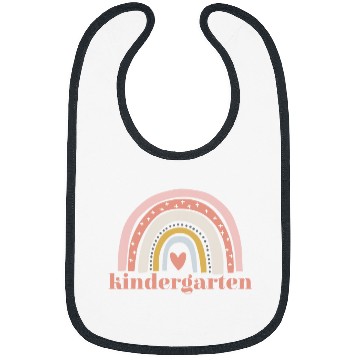 Discover Kindergarten Teacher Student Cute Rainbow Back to School Bibs