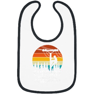 Discover American Lineman Powerline Worker 10 Bibs