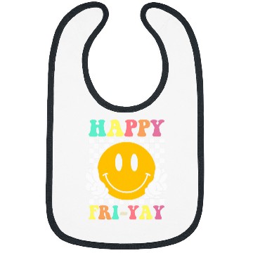 Discover Happy FriYay Funny Teacher Friday Weekend School Bibs