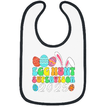 Discover Egg Hunt Supervisor Easter Egg Hunting Supervisor parents Bibs