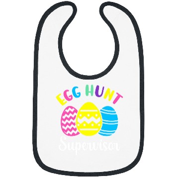 Discover Egg hunt supervisor matching easter eggs hunting group Bibs