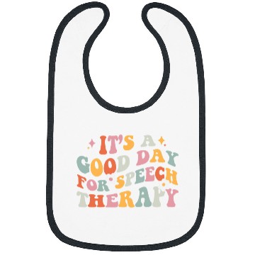 Discover Retro Speech Language Pathologist Groovy Speech Therapy SLP 1 Bibs