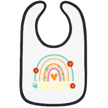 Discover Happy FriYay Friday Lovers Fun Teacher Rainbow Bibs