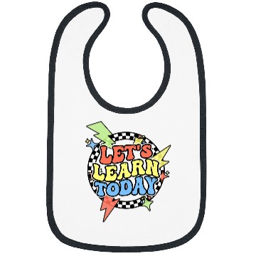 Discover Retro Lets Learn Today Teacher Women Teach Bibs