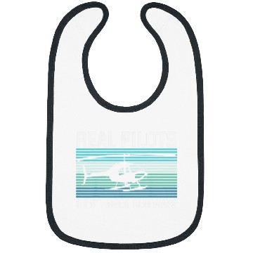 Discover helicopter Aviator Pilot Airplane Aviation Bibs