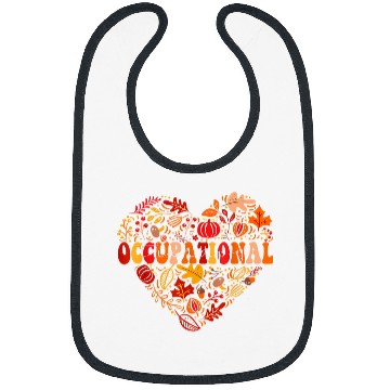 Discover Autumn Fall OT Occupational Therapy Therapist Thanksgiving Bibs