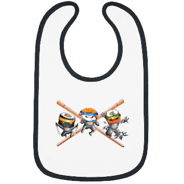 Discover Japanese Karate Sushi Taekwondo Martial Art Kung Fu Ninja Bibs