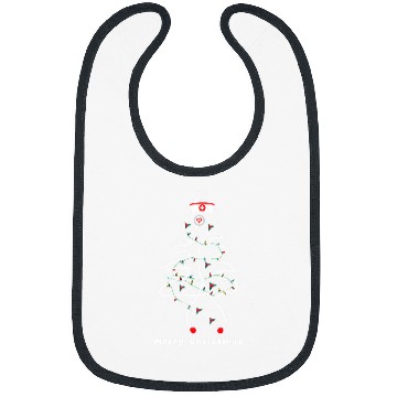 Discover Merry Christmas Nursing Worker Hospital nurses Bibs