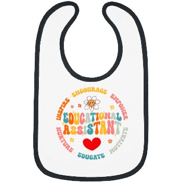 Discover Educational Assistant Educator Teacher Appreciation Bibs