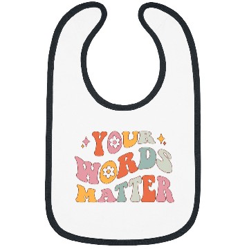 Discover Retro Speech Language Pathologist Groovy Speech Therapy SLP 7 Bibs