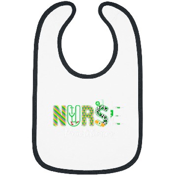 Discover Funny nurses Practitioner Stethoscope Nursing Mardi Gras Bibs