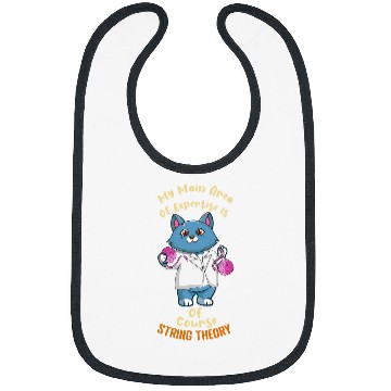 Discover Cat Owner Yarn Lover Future Physicist Physics Student Bibs