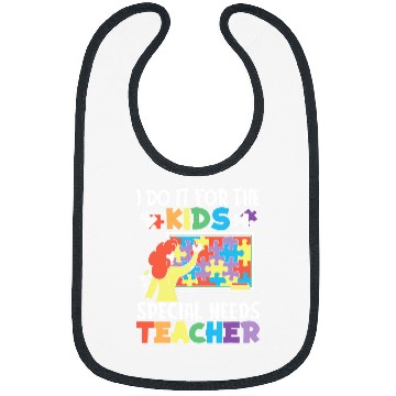 Discover Teacher Puzzle Scholar Educator Student Special Education Bibs