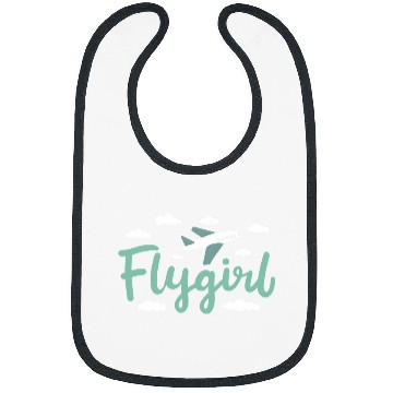 Discover Pilot Girl Flight Attendant Bibs