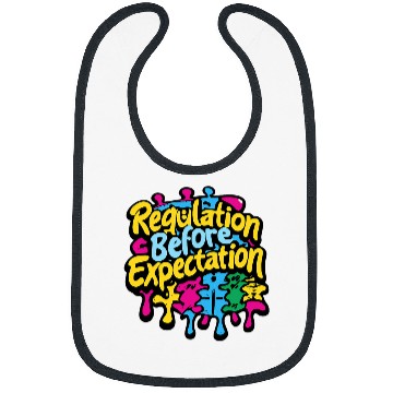 Discover Retro Regulation Before Expectation Neurodiversity Therapist Bibs