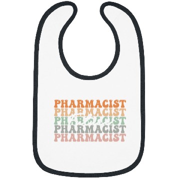 Discover Future Pharmacist Pharmacy Student Retro Design Women Men Bibs